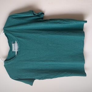 Jungmaven cropped Lorel tee - Ivy Green - sz M